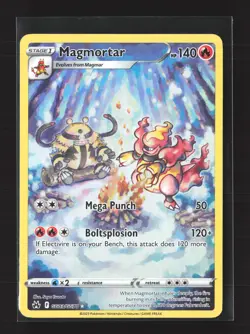 Pokemon Crown Zenith: Galarian Gallery #GG03/GG70 Ultra Rare,Holo Magmortar - Image 1