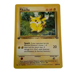1st Edition! Vintage 1999 Pokemon WOTC Jungle Set PIKACHU #60/64 Non Holo Rare! - Image 1