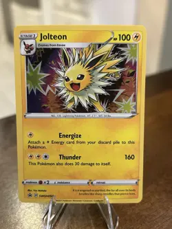Pokemon Jolteon SWSH094 Holo Rare Black Star Promo - Image 1