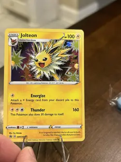 Pokemon Jolteon SWSH094 Holo Rare Black Star Promo - Image 2