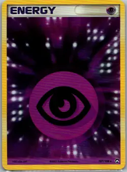 Pokemon TCG Psychic Energy Rare Holofoil Power Keepers 107/108 MP - Image 1