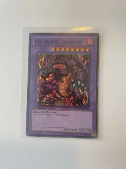Meteor B. Dragon PRC1-EN004 Super Rare 1st Edition Moderate Play Yugioh - Image 1