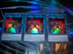 3x Xtra HERO Cross Crusader 1st Edition Ultra Rare RA04-EN076 Yu-Gi-Oh! - Image 1