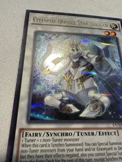Yu-Gi-Oh! Celestial Double Star Shaman DUSA-EN018 1st Ed Ultra Rare HP (photos) - Image 4
