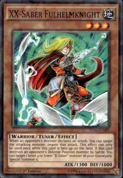 XX-Saber Fulhelmknight 1st Ed Shatterfoil SP15-EN005 Yu-Gi-Oh! - Image 1