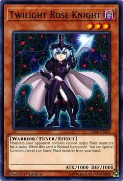Twilight Rose Knight - LED4-EN029 - Common - 1st Edition - Lightly Played - Lege - Image 1