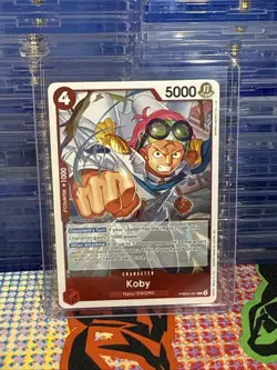 One Piece Card Game Character Koby Navy/SWORD PRB02-001 R Eng - Image 1