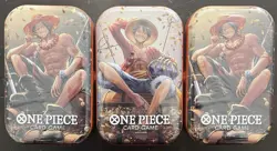 One Piece Tin Pack Set Vol. 2 Lot Of 3 Sealed Brand New - Image 1