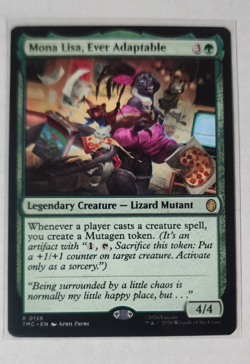 MONA LISA, EVER ADAPTABLE - Teenage Mutant Ninja Turtles Comm - MTG Rare #126 - Image 1