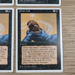 Drain Life Playset 4th Edition Mtg Magic The Gathering Vintage - Image 3