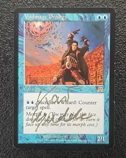 SIGNED BY KAI BUDDE Magic MTG: Voidmage Prodigy Onslaught #120/350 MP - Image 1