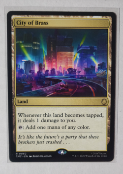 CITY OF BRASS - Teenage Mutant Ninja Turtles Commander - MTG Rare #62 - Image 1