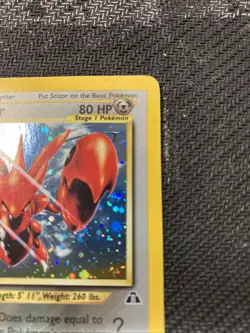 Pokemon Scizor 10/75 Neo Discovery Holo Rare Unlimited English Nm - Image 3