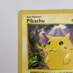 Red Cheek Pikachu 58/102 Base Set Shadowless HP WOTC Pokemon TCG Vintage - Image 3