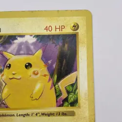 Red Cheek Pikachu 58/102 Base Set Shadowless HP WOTC Pokemon TCG Vintage - Image 4