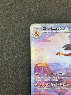 Pokemon TCG Charizard ex 199/165 Scarlet & Violet 151 English SIR - Image 4