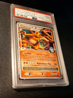 2009 POKEMON DIAMOND & PEARL BLACK STAR PROMO HOLO #DP45 CHARIZARD G LV.X PSA 9 - Image 2