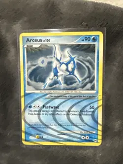 Pokemon Arceus AR4 Arceus Set Holo Rare 2009 Basic Card English - LP - Image 1