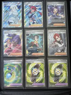 16 Card Full Art Trainer Supporter Lot Pokemon TCG Bundle Deal Collection MINT - Image 1