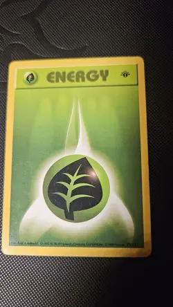Pokemon 1st EDITION Shadowless Grass Energy #99/102 - 1999 Base Set - Image 1