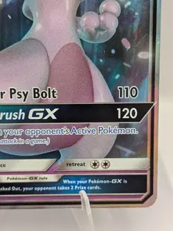 Mewtwo GX Hidden Fates 31/68 Ultra Rare Pokemon Card - Image 4