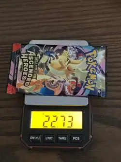 VERY HEAVY! 22.73 Pokemon TCG Ascended Heroes Booster Pack (SEALED) GOD PACKU! - Image 1