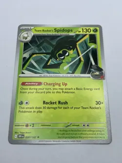 Team Rocket's Spidops 020/182 - Destined Rivals - Non-Holo Rare Deck Exclusive - Image 2