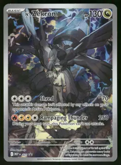 N's Zekrom - 031 031 Holo Promo ME: Mega Evolution Promo Pokemon Near Mint - Image 1