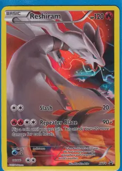 Reshiram Full Art Promo Holo XY74 Pokemon TCG XY English Card - Image 1