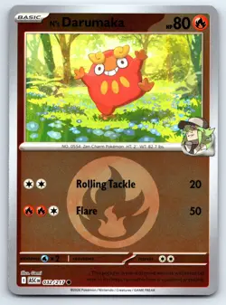 Pokemon N's Darumaka (Energy Symbol Pattern) ME: Ascended Heroes (ASC) Reverse H - Image 1