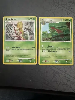 Pokemon TCG Cards From 2011 Pokemon Arceus Set: Treecko 78/99 & Grovyle 38/99 - Image 1