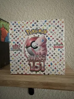 Pokemon 151 Booster Box Japanese Sealed With Shrink Wrap - Image 1