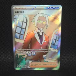 Pokemon TCG Clavell Paldea Evolved Full Art Trainer Ultra Rare Card 249/193 - Image 1