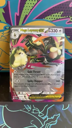 Pokemon TCG Mega Lopunny EX Double Rare Holo 084/094 Me02: Phantasmal Flames NM - Image 1