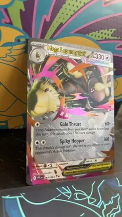 Pokemon TCG Mega Lopunny EX Double Rare Holo 084/094 Me02: Phantasmal Flames NM - Image 2