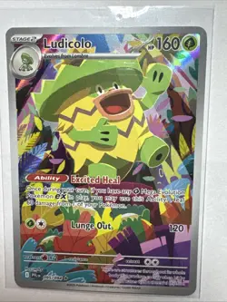 Ludicolo 95/94 Illustration Rare: Phantasmal Flames Pokemon TCG Near Mint - Image 1