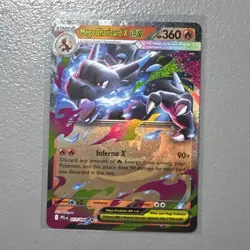 2025 Pokemon Phantasmal Flames PFL EN Mega Charizard X ex Double Rare #013/094 - Image 2
