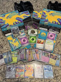 Pokemon Ascended Heroes Opened Elite Trainer Box x2 - Bulk Sleeved Holos + Promo - Image 1