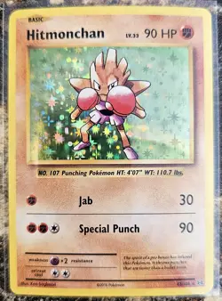 Pokemon 2016 Evolutions Hitmonchan 62 Holo NM or better - Image 1