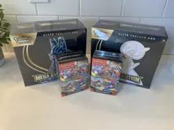 Pokemon Mega Evolutions ETB Lucario & Gardevoir Set + Booster Bundles Lot Sealed - Image 1