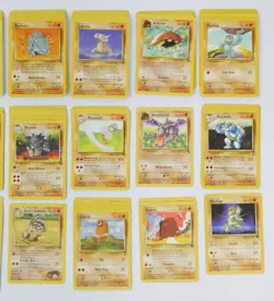 Lot of 153 Vintage Fighting Pokemon - Base Set 1/2, Fossil, Jungle, Team Rocket - Image 2