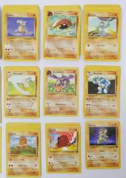 Lot of 153 Vintage Fighting Pokemon - Base Set 1/2, Fossil, Jungle, Team Rocket - Image 4