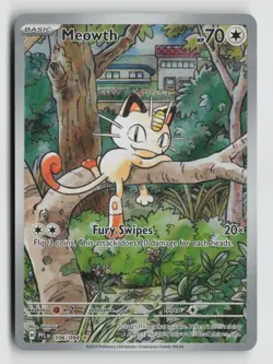 Pokemon - Meowth - 106/094 ME02: Phantasmal Flames - Illustration Rare - NM - Image 1
