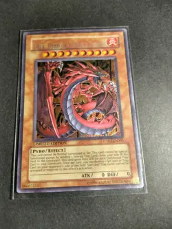 Yu-Gi-Oh! Uria, Lord of Searing Flames CT03-EN005 Limited Secret HP/Damaged - Image 1