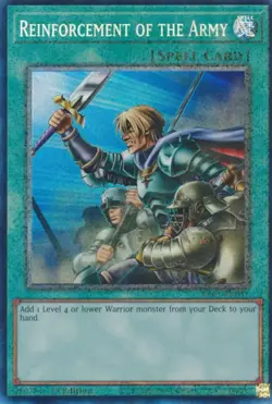 Reinforcement of the Army RA01-EN051 1st Collector's Rare NM Yu-Gi-Oh! DNA GAMES - Image 1