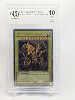 The Winged Dragon of Ra LC01-EN003 2010 Ultra Rare BCCG 10 Limited Edition - Image 1