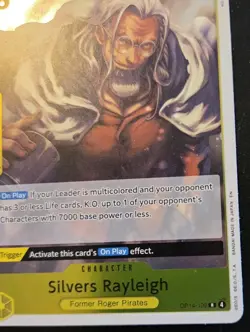 Silvers Rayleigh OP14-108 Foil Rare The Azure Sea's Seven One Piece Card Game - Image 5