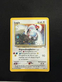 Lugia 9/111 Neo Genesis Holo Pokemon TCG Holo Card Rare German Fast Shipping PSA - Image 1