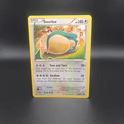 Pokemon TCG Snorlax Fates Collide Card 77/124 Regular Rare - Image 1