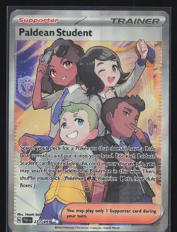 Paldean Student Ultra Rare 231/091 Pokemon SV: Paldean Fates NM Pokemon Card - Image 1